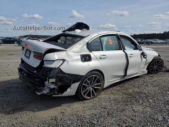 2021 Bmw 330i  White vin: 3MW5R1J03M8C08091