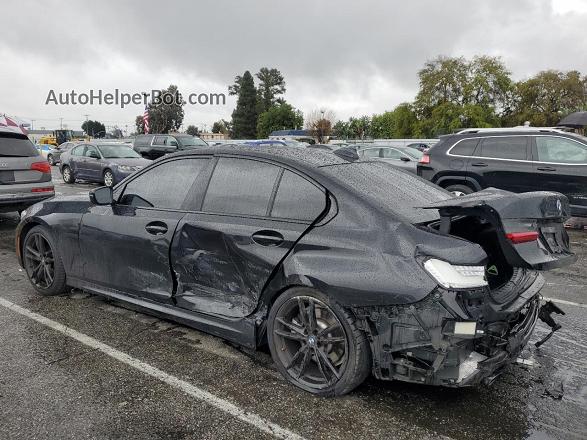 2021 Bmw 330i  Black vin: 3MW5R1J05M8B72274