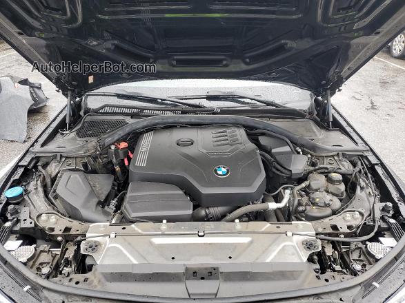 2021 Bmw 330i  Black vin: 3MW5R1J05M8B72274
