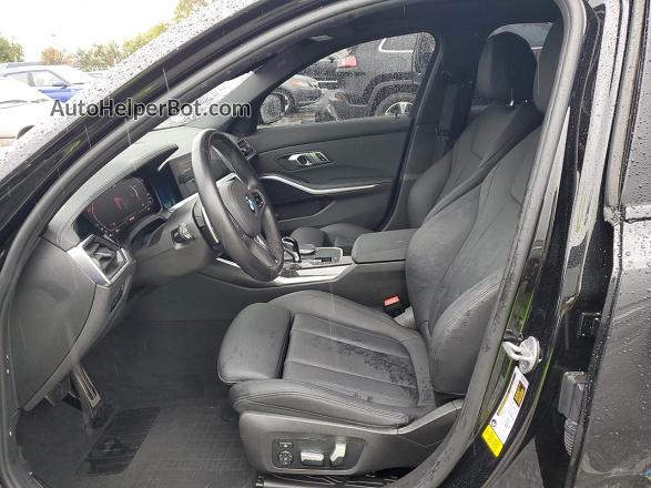 2021 Bmw 330i  Black vin: 3MW5R1J05M8B72274
