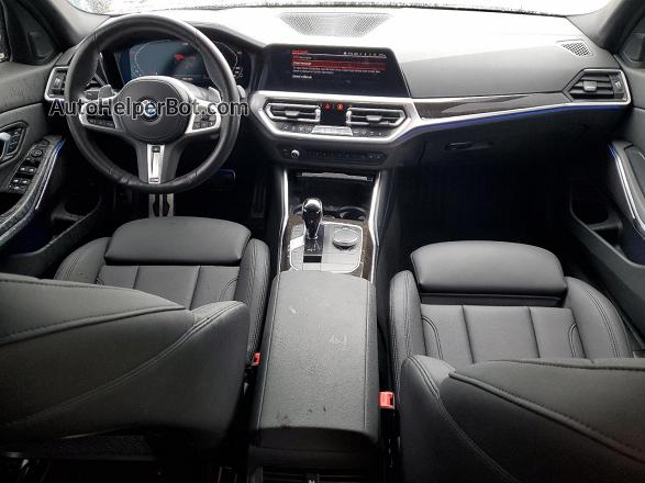 2021 Bmw 330i  Black vin: 3MW5R1J05M8B72274