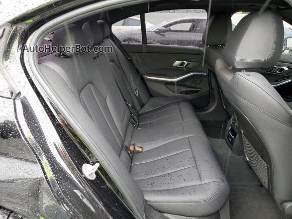 2021 Bmw 330i  Black vin: 3MW5R1J05M8B72274