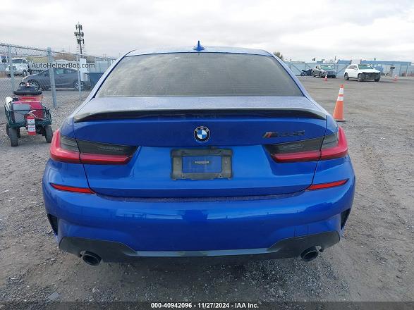 2021 Bmw 330i   Синий vin: 3MW5R1J06M8B71229