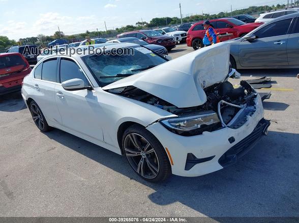 2021 Bmw 330i Xdrive White vin: 3MW5R7J02M8B89018