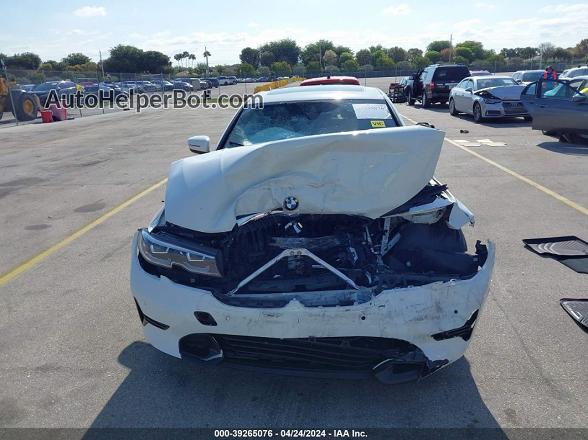 2021 Bmw 330i Xdrive White vin: 3MW5R7J02M8B89018