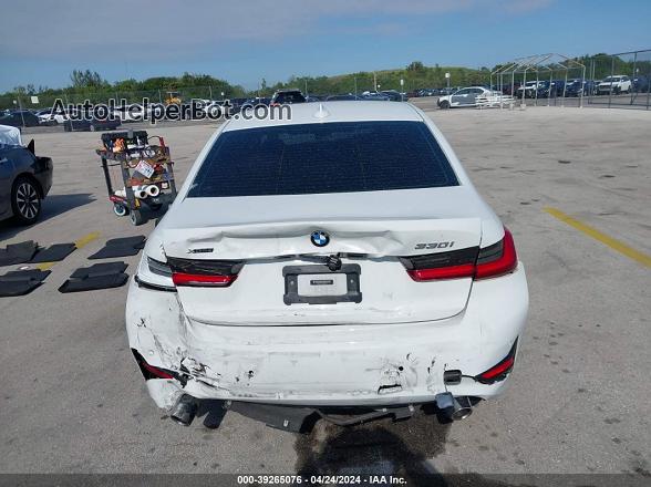 2021 Bmw 330i Xdrive White vin: 3MW5R7J02M8B89018
