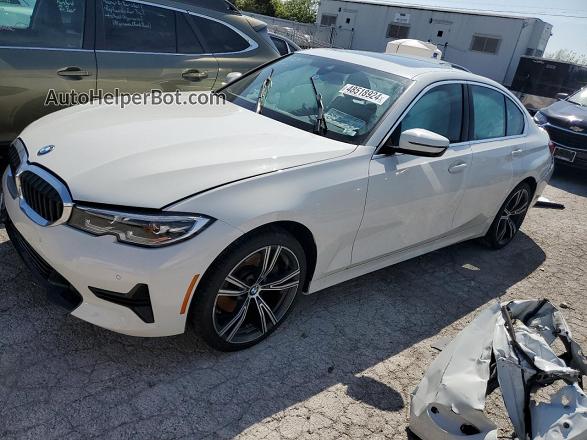 2021 Bmw 330xi  White vin: 3MW5R7J03M8B71563