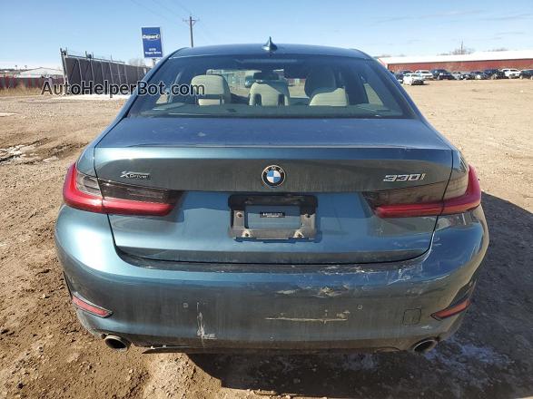 2021 Bmw 330xi  Blue vin: 3MW5R7J09M8B76590