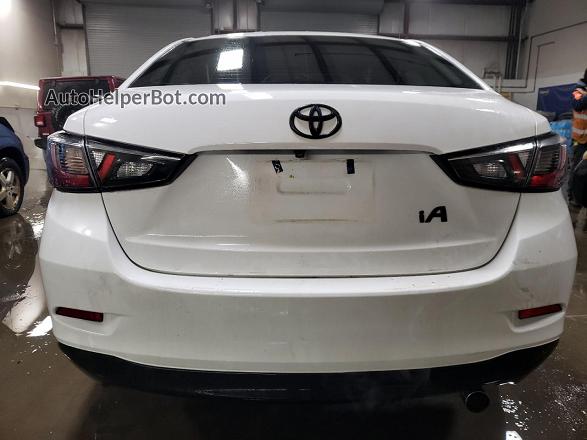 2018 Toyota Yaris Ia  White vin: 3MYDLBYV1JY302930