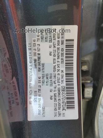 2018 Toyota Yaris Ia  Charcoal vin: 3MYDLBYV3JY319583