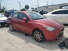 2018 Toyota Yaris Ia  Red vin: 3MYDLBYV8JY322110