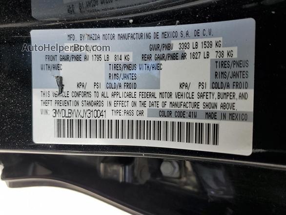 2018 Toyota Yaris Ia  Charcoal vin: 3MYDLBYVXJY310041