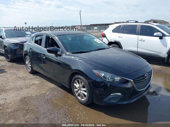 2014 Mazda Mazda3 I Grand Touring Black vin: 3MZBM1M73EM123271