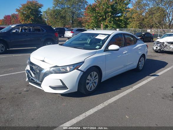 2023 Nissan Sentra S Xtronic Cvt White vin: 3N1AB8BV6PY266731