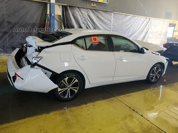 2023 Nissan Sentra Sv White vin: 3N1AB8CV4PY264877