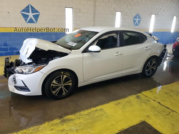 2023 Nissan Sentra Sv White vin: 3N1AB8CV4PY264877
