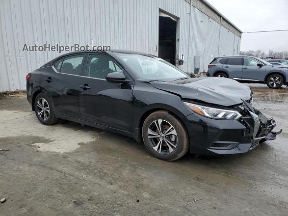 2023 Nissan Sentra Sv Black vin: 3N1AB8CV6PY313948