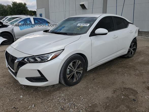2023 Nissan Sentra Sv White vin: 3N1AB8CV7PY255879