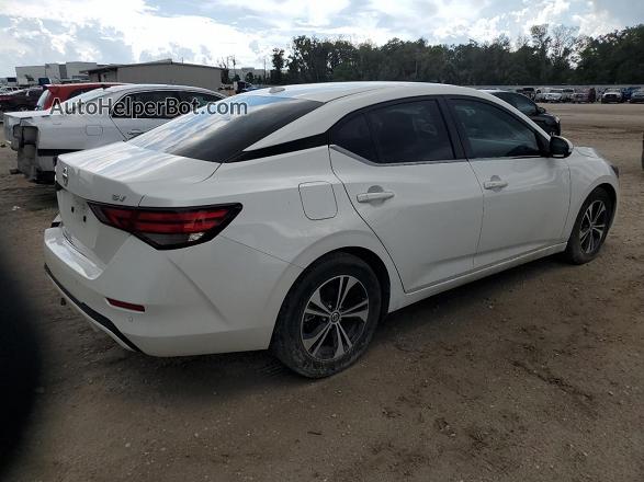 2023 Nissan Sentra Sv White vin: 3N1AB8CV7PY255879