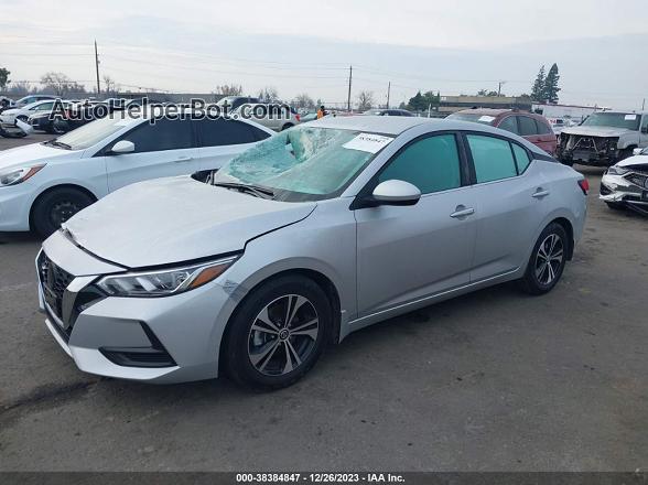 2023 Nissan Sentra Sv Xtronic Cvt Silver vin: 3N1AB8CV7PY267918