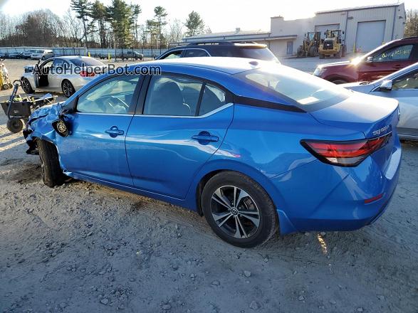 2023 Nissan Sentra Sv Синий vin: 3N1AB8CV7PY325011