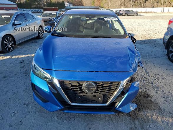 2023 Nissan Sentra Sv Синий vin: 3N1AB8CV7PY325011