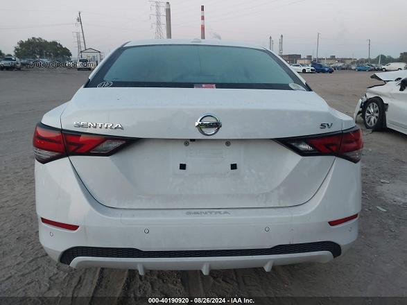 2023 Nissan Sentra Sv Xtronic Cvt Белый vin: 3N1AB8CV8PY275333
