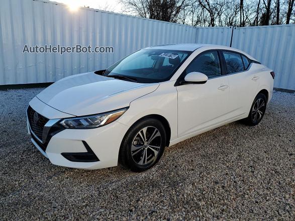 2023 Nissan Sentra Sv White vin: 3N1AB8CV9PY282713