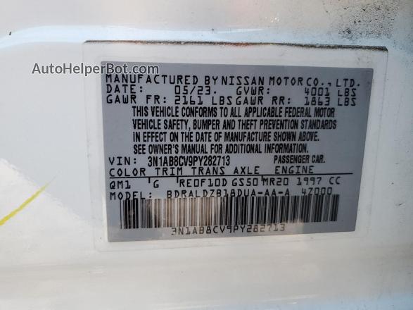 2023 Nissan Sentra Sv White vin: 3N1AB8CV9PY282713