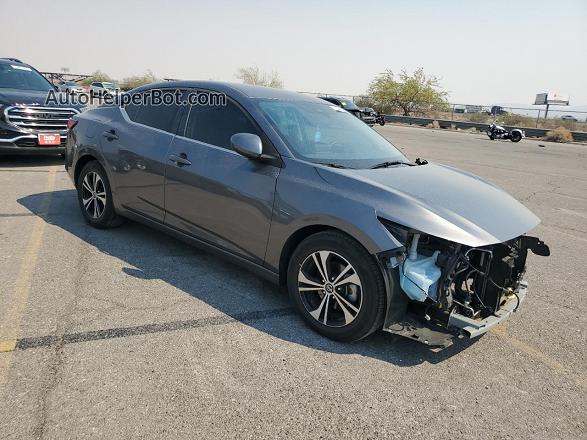 2023 Nissan Sentra Sv Серый vin: 3N1AB8CV9PY283036