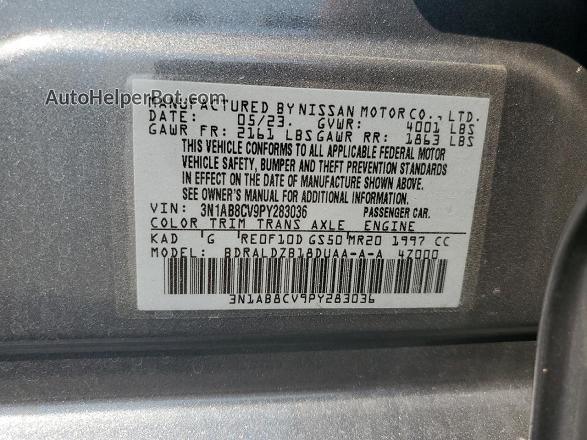 2023 Nissan Sentra Sv Серый vin: 3N1AB8CV9PY283036