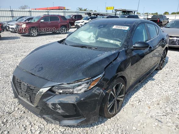 2023 Nissan Sentra Sr Black vin: 3N1AB8DV0PY324751