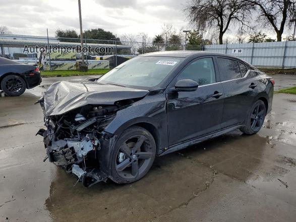 2023 Nissan Sentra Sr Черный vin: 3N1AB8DV4PY292077