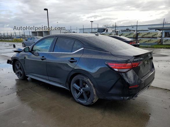 2023 Nissan Sentra Sr Черный vin: 3N1AB8DV4PY292077