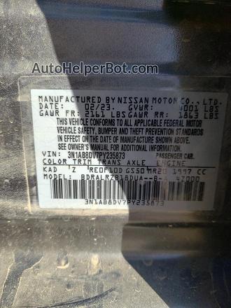 2023 Nissan Sentra Sr Gray vin: 3N1AB8DV7PY235873