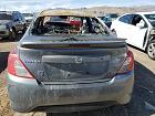 2017 Nissan Versa S Серый vin: 3N1CN7AP8HL809377