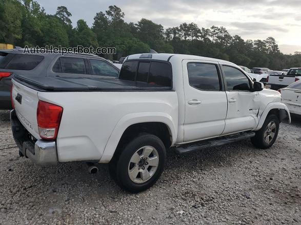 2017 Toyota Tacoma Double Cab White vin: 3TMAZ5CN3HM050298