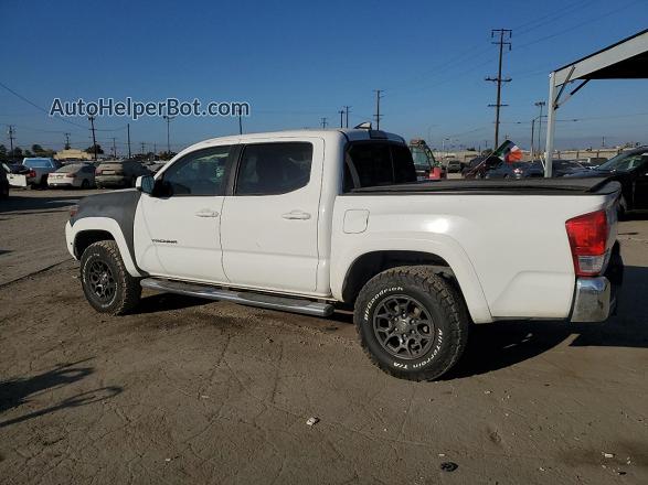2017 Toyota Tacoma Double Cab Белый vin: 3TMCZ5AN6HM075188
