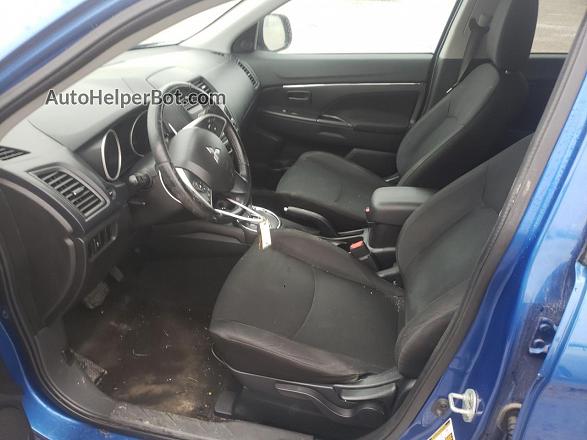 2015 Mitsubishi Outlander Sport Es Blue vin: 4A4AP3AU4FE032568