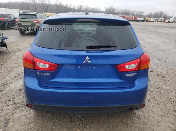 2015 Mitsubishi Outlander Sport Es Blue vin: 4A4AP3AU4FE032568