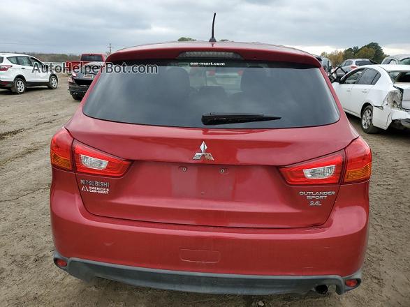 2015 Mitsubishi Outlander Sport Es Red vin: 4A4AP3AWXFE059095