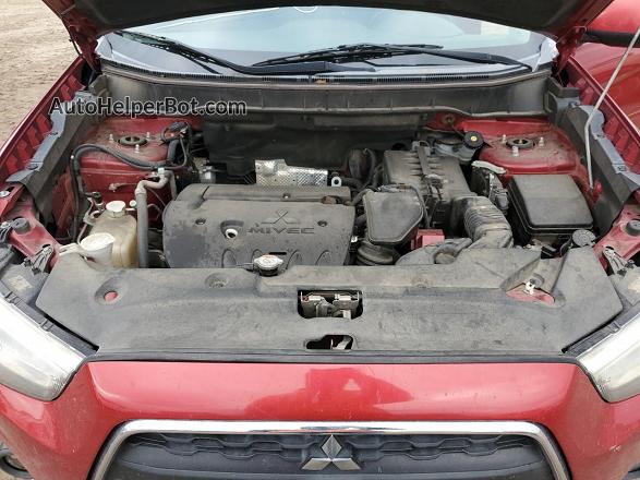 2015 Mitsubishi Outlander Sport Es Red vin: 4A4AP3AWXFE059095