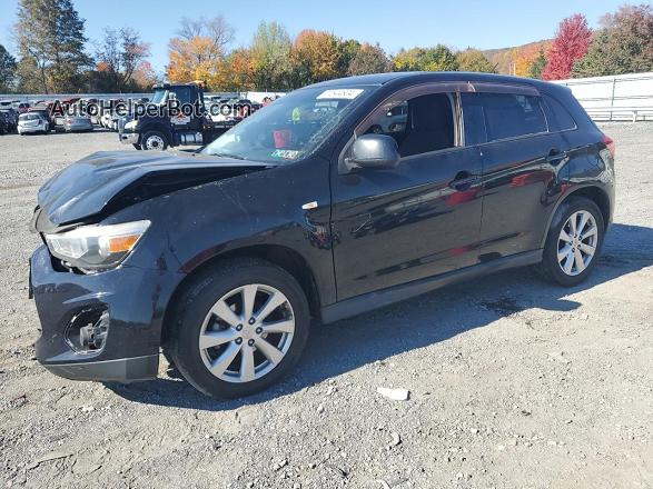 2015 Mitsubishi Outlander Sport Es Черный vin: 4A4AR3AU7FE019663