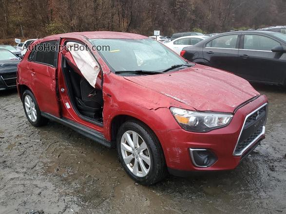 2015 Mitsubishi Outlander Sport Es Красный vin: 4A4AR3AW7FE028400