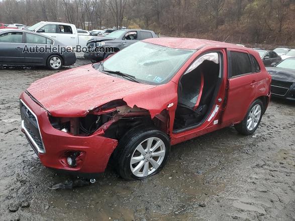 2015 Mitsubishi Outlander Sport Es Красный vin: 4A4AR3AW7FE028400