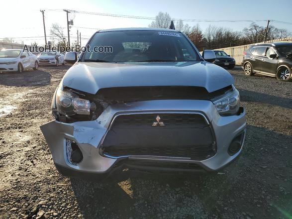 2015 Mitsubishi Outlander Sport Es Silver vin: 4A4AR3AWXFE054795