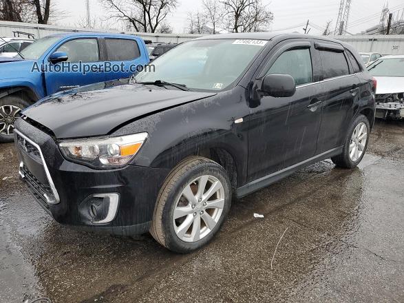 2015 Mitsubishi Outlander Sport Se Black vin: 4A4AR4AUXFE008159