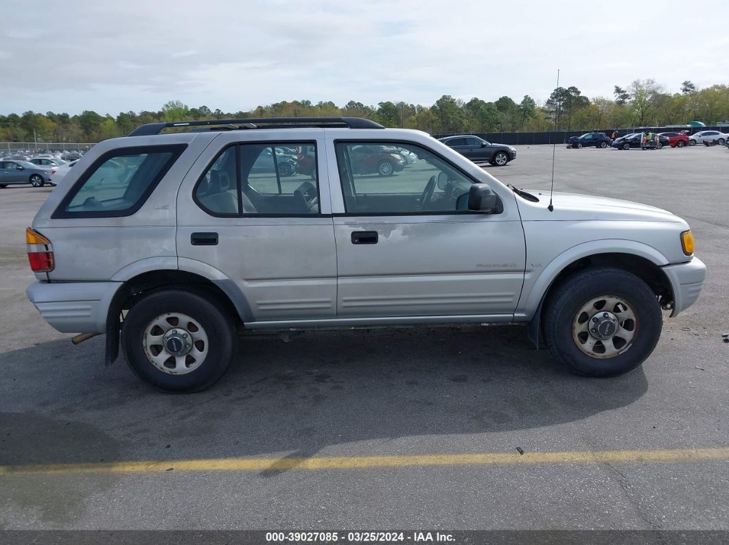 Price & History 1999 Isuzu Rodeo Ls/lse/s 3.2l 3.2l V-6 Dohc