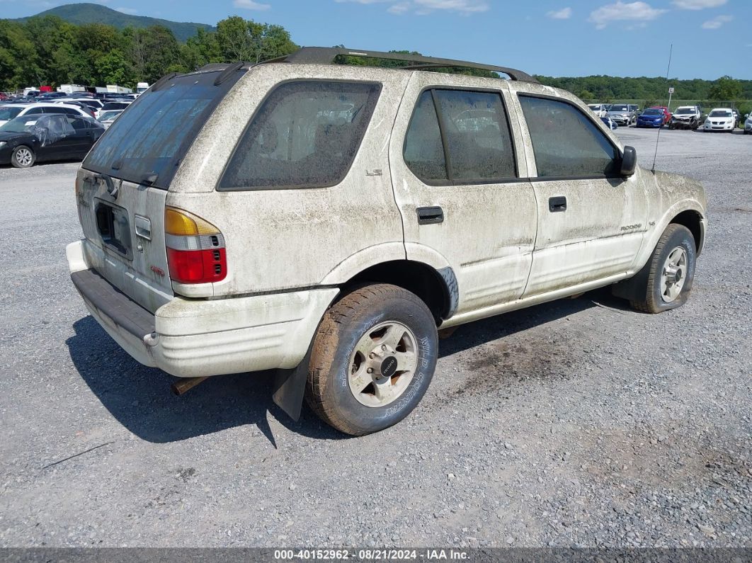 Price & History 1999 Isuzu Rodeo 3.2l V-6 Dohc, 205hp vin