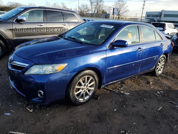 2011 Toyota Camry Hybrid Blue vin: 4T1BB3EK4BU139554